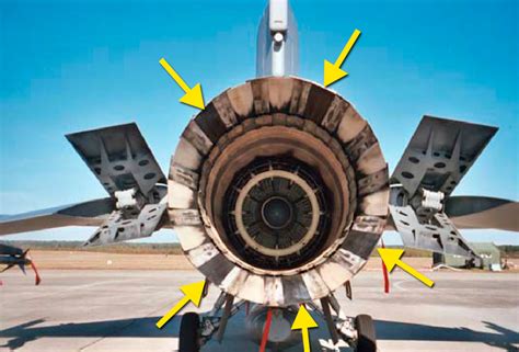 f16 jet fighter engine nozzle material